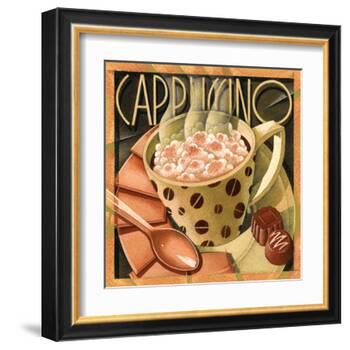 Cappuccino and Café B-Teddy Edinjiklian-Framed Art Print