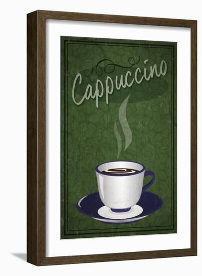 Cappuccino Sign-Lantern Press-Framed Art Print