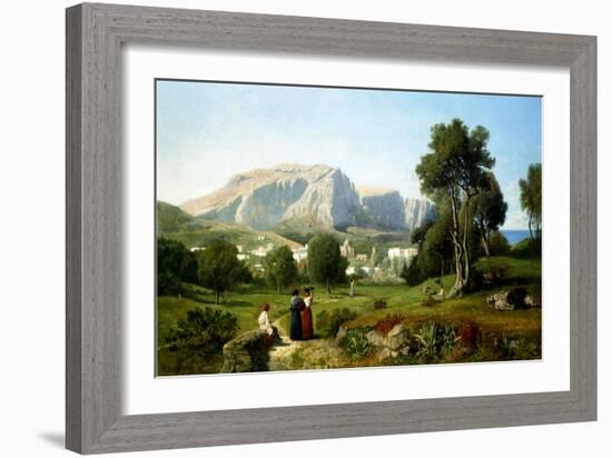 Capri, 1853-Henri-Joseph Harpignies-Framed Giclee Print