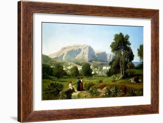 Capri, 1853-Henri-Joseph Harpignies-Framed Giclee Print