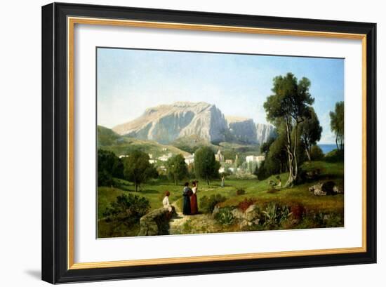 Capri, 1853-Henri-Joseph Harpignies-Framed Giclee Print