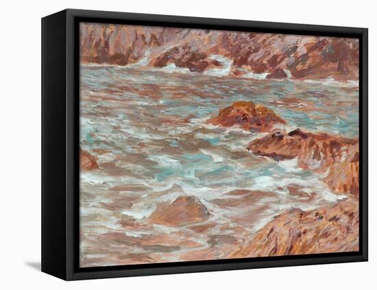 Capri and Seascape-James Charles-Framed Premier Image Canvas