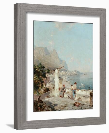 Capri, Golfe De Naples-Franz Richard Unterberger-Framed Giclee Print
