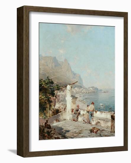 Capri, Golfe De Naples-Franz Richard Unterberger-Framed Giclee Print