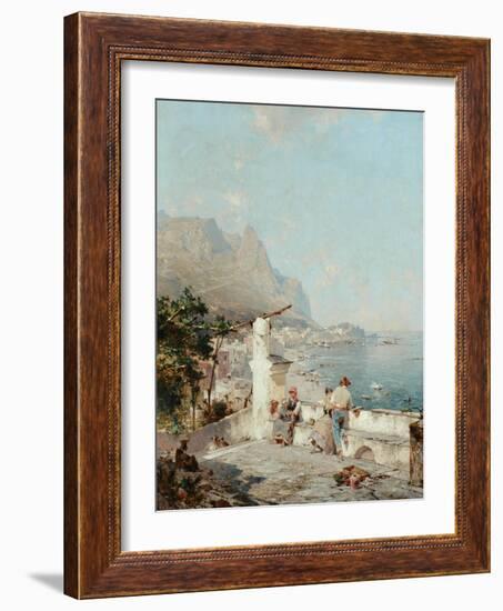 Capri, Golfe De Naples-Franz Richard Unterberger-Framed Giclee Print