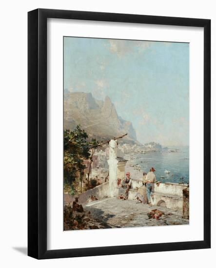 Capri, Golfe De Naples-Franz Richard Unterberger-Framed Giclee Print