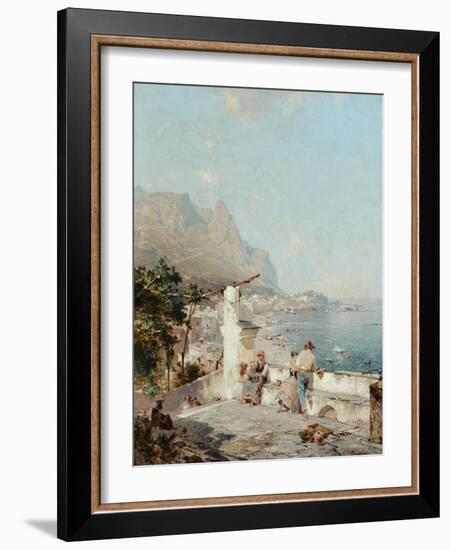 Capri, Golfe De Naples-Franz Richard Unterberger-Framed Giclee Print