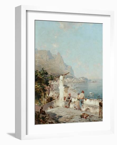 Capri, Golfe De Naples-Franz Richard Unterberger-Framed Giclee Print