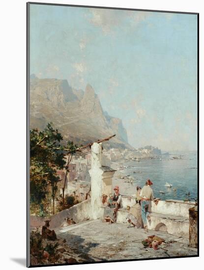 Capri, Golfe De Naples-Franz Richard Unterberger-Mounted Giclee Print