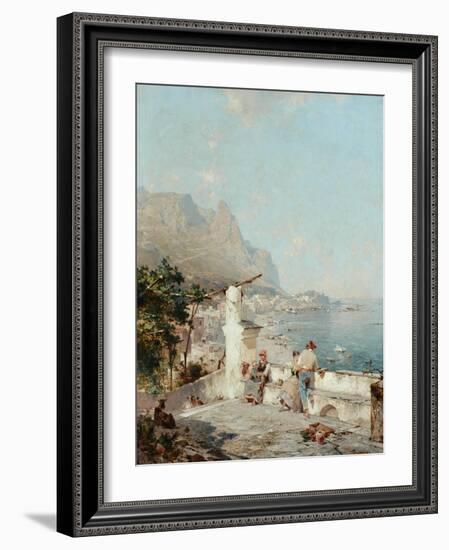 Capri, Golfe De Naples-Franz Richard Unterberger-Framed Giclee Print