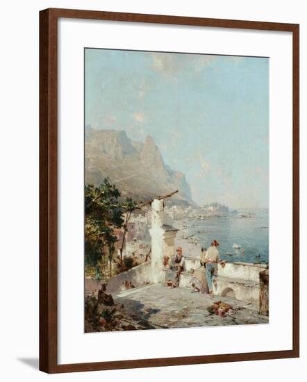 Capri, Golfe De Naples-Franz Richard Unterberger-Framed Giclee Print