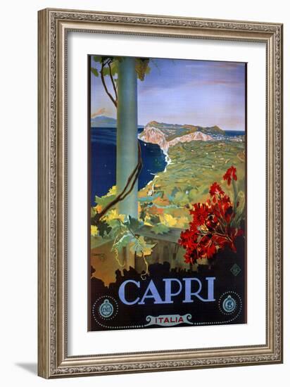 Capri Italia-Vintage Apple Collection-Framed Giclee Print