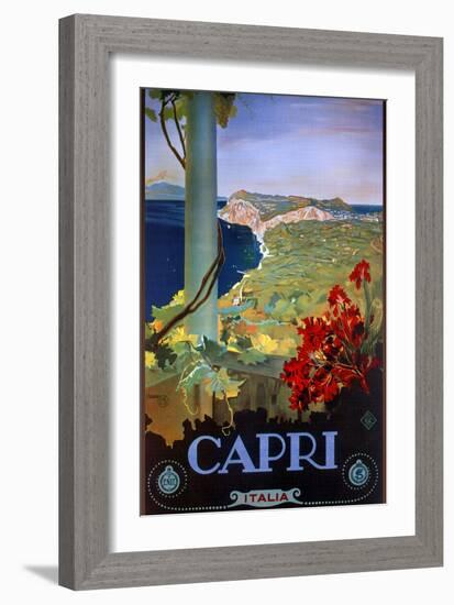 Capri Italia-Vintage Apple Collection-Framed Giclee Print