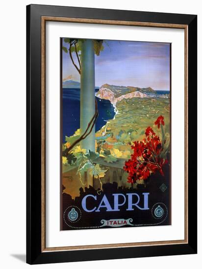 Capri Italia-Vintage Apple Collection-Framed Giclee Print