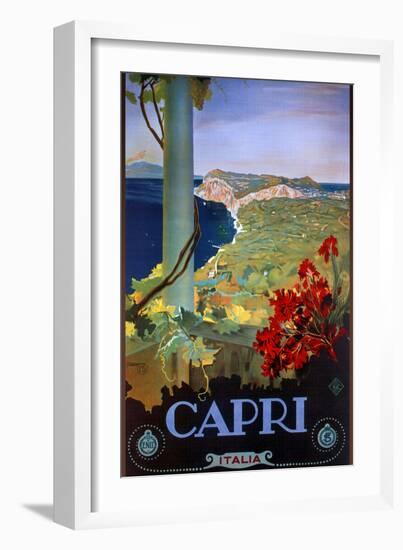 Capri Italia-Vintage Apple Collection-Framed Giclee Print