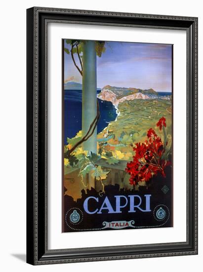 Capri Italia-Vintage Apple Collection-Framed Giclee Print