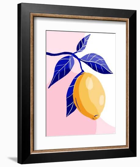 Capri Lemon-Tara Reed-Framed Art Print