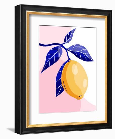 Capri Lemon-Tara Reed-Framed Art Print