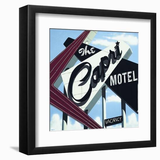 Capri Motel-Anthony Ross-Framed Art Print