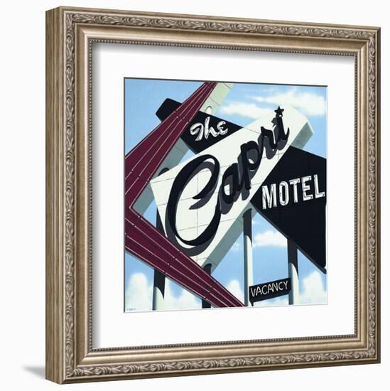 Capri Motel-Anthony Ross-Framed Art Print