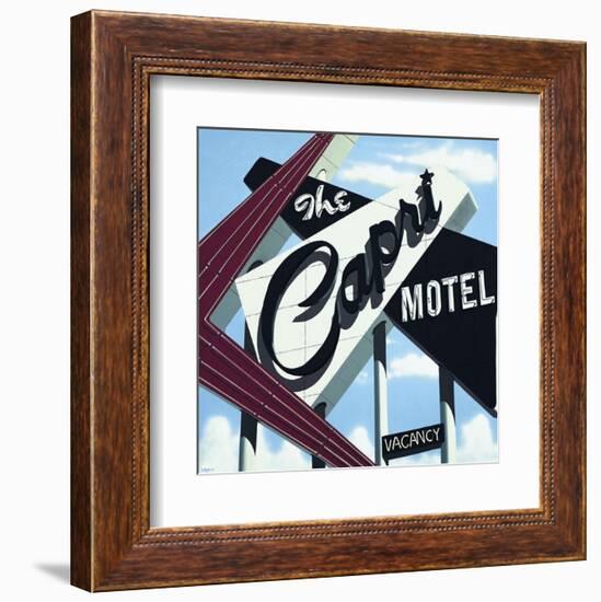 Capri Motel-Anthony Ross-Framed Art Print