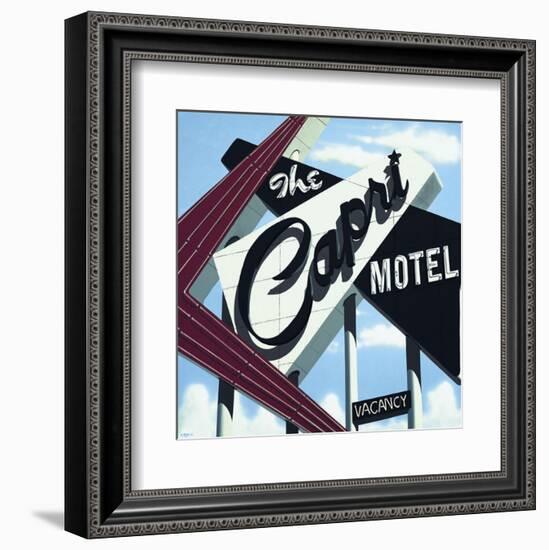 Capri Motel-Anthony Ross-Framed Art Print