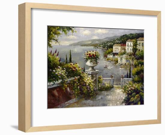 Capri Vista II-Peter Bell-Framed Art Print