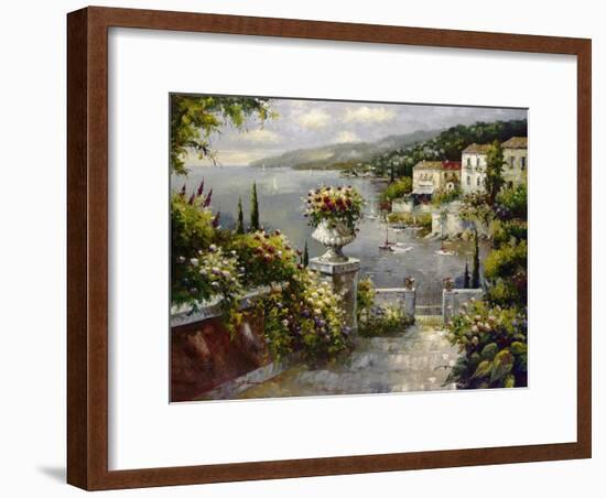 Capri Vista II-Peter Bell-Framed Art Print