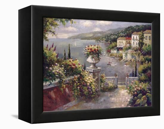 Capri Vista II-Peter Bell-Framed Stretched Canvas