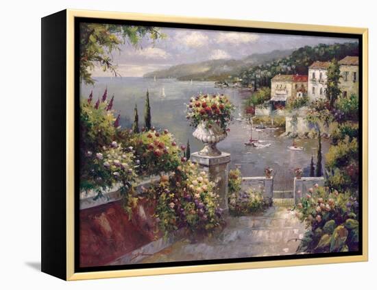 Capri Vista II-Peter Bell-Framed Stretched Canvas