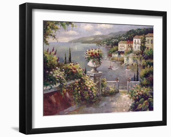 Capri Vista II-Peter Bell-Framed Art Print