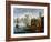 Capriccio of a Mediterranean Port-Abraham Storck-Framed Giclee Print