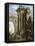 Capriccio of Classical Ruins with the Death of St Francis Xavier-Gian Paolo Panini-Framed Premier Image Canvas