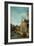 Capriccio: The Rialto Bridge and the Church of S. Giorgio Maggiore, c.1750-Canaletto-Framed Giclee Print