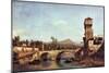 Capriccio Veneto-Canaletto-Mounted Art Print