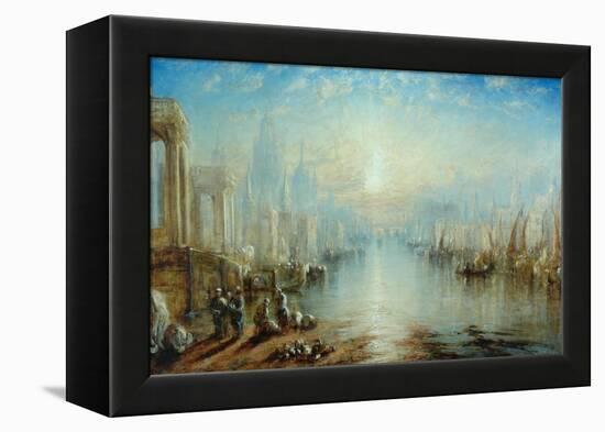 Capriccio, Venice-Joseph Mallord William Turner-Framed Premier Image Canvas