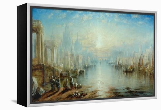 Capriccio, Venice-Joseph Mallord William Turner-Framed Premier Image Canvas