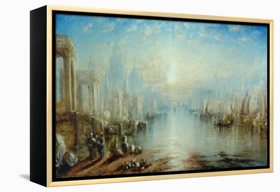 Capriccio, Venice-Joseph Mallord William Turner-Framed Premier Image Canvas
