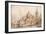 Capriccio with the Church of San Giorgio Maggiore-Canaletto-Framed Art Print