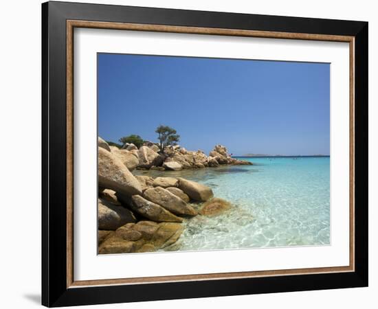 Capriccioli Beach, Costa Smeralda, Sardinia, Italy-Katja Kreder-Framed Photographic Print