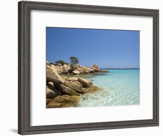 Capriccioli Beach, Costa Smeralda, Sardinia, Italy-Katja Kreder-Framed Photographic Print