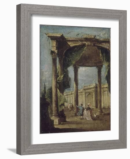 Caprice architectural-Francesco Guardi-Framed Giclee Print