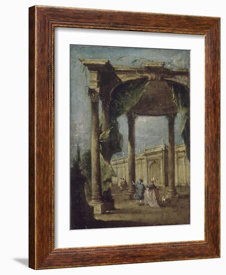 Caprice architectural-Francesco Guardi-Framed Giclee Print