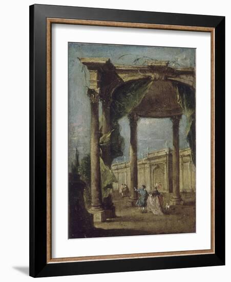 Caprice architectural-Francesco Guardi-Framed Giclee Print