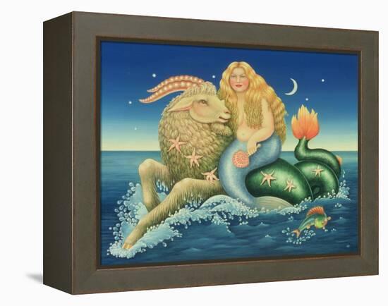 Capricorn, 1992-Frances Broomfield-Framed Premier Image Canvas