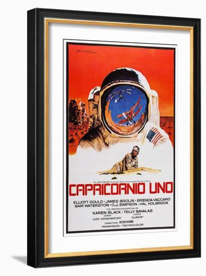 Capricorn One, (AKA Capricornio Uno), Spanish Language Poster Art, James Brolin, 1978-null-Framed Art Print