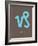 Capricorn Zodiac Sign Blue-NaxArt-Framed Art Print