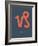 Capricorn Zodiac Sign Orange-NaxArt-Framed Art Print