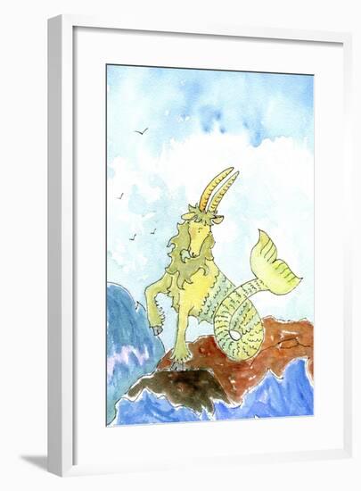 Capricorn-Jennifer Zsolt-Framed Giclee Print