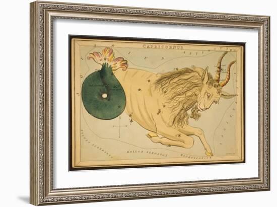 Capricornus Constellation, Zodiac Sign, 1825-Science Source-Framed Giclee Print